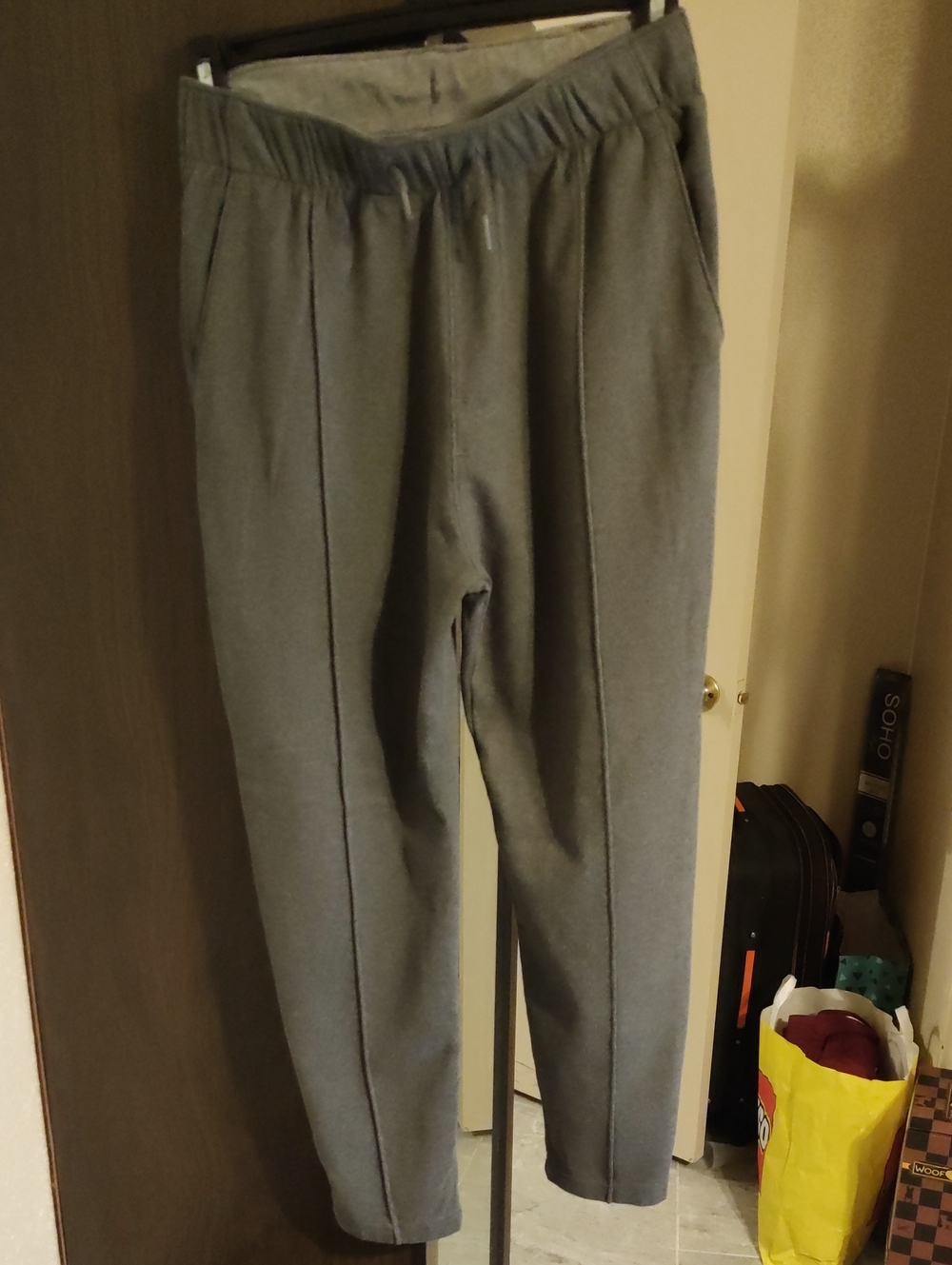 abercrombie kids Gray Pull-On Jogger Pants